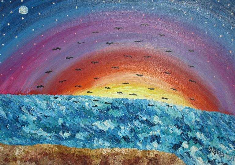 Sonnenuntergang am Strand